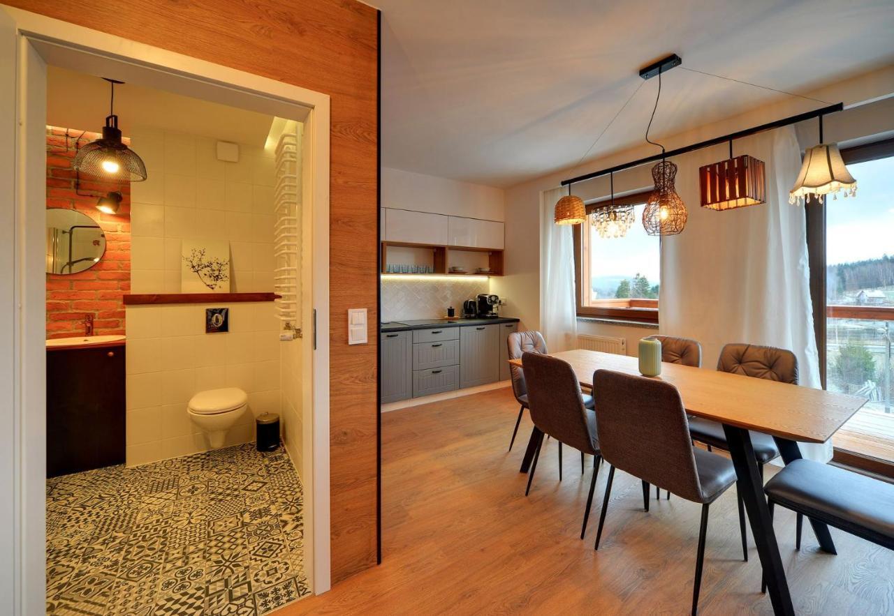 Apart-Invest Apartament Widokowy Dwupoziomowy 스클라르스카포렘바 외부 사진